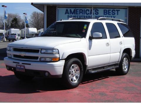 Summit White Chevrolet Tahoe Z71 4x4.  Click to enlarge.