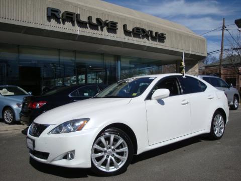 Starfire White Pearl Lexus IS 250 AWD.  Click to enlarge.