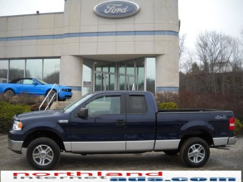 True Blue Metallic Ford F150 XLT SuperCab 4x4.  Click to enlarge.