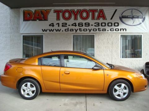 Fusion Orange Saturn ION 2 Quad Coupe.  Click to enlarge.