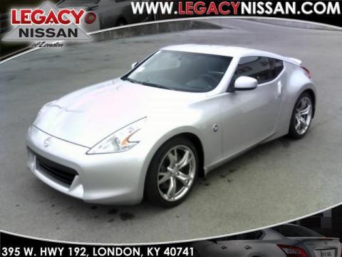Brilliant Silver Nissan 370Z Sport Coupe.  Click to enlarge.