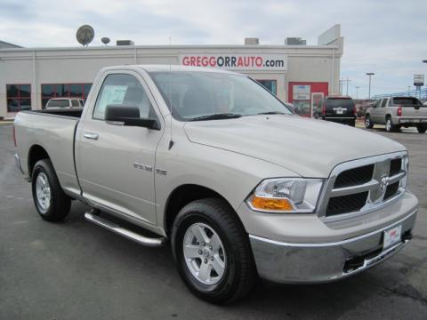 Light Graystone Pearl Dodge Ram 1500 SLT Regular Cab 4x4.  Click to enlarge.