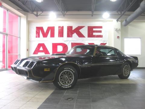 Black Pontiac Firebird Trans Am.  Click to enlarge.