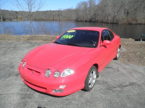 Cardinal Red Hyundai Tiburon .  Click to enlarge.
