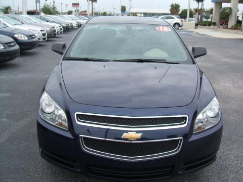 Imperial Blue Metallic Chevrolet Malibu LS Sedan.  Click to enlarge.