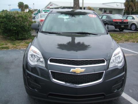 Black Granite Metallic Chevrolet Equinox LS.  Click to enlarge.