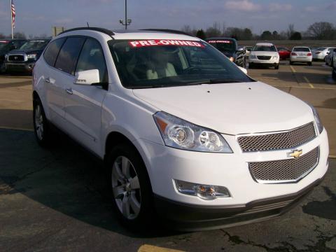 Summit White Chevrolet Traverse LTZ.  Click to enlarge.