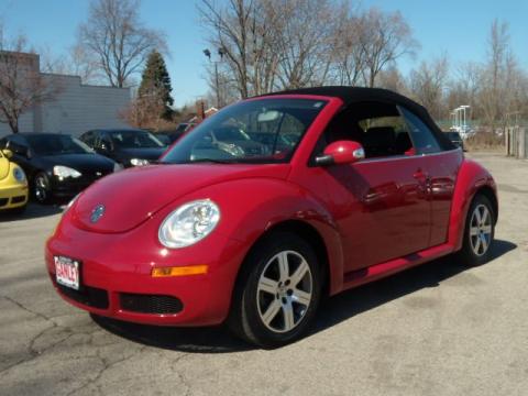 Salsa Red Volkswagen New Beetle 2.5 Convertible.  Click to enlarge.