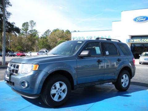 Steel Blue Metallic 2010 Ford Escape XLT with Charcoal Black interior Steel 