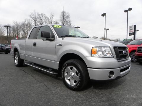 Silver Metallic Ford F150 STX SuperCab.  Click to enlarge.