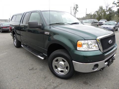 Forest Green Metallic Ford F150 XLT SuperCab 4x4.  Click to enlarge.