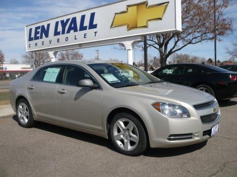Gold Mist Metallic Chevrolet Malibu LS Sedan.  Click to enlarge.