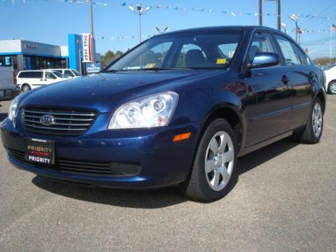 Deep Ocean Blue Kia Optima LX.  Click to enlarge.
