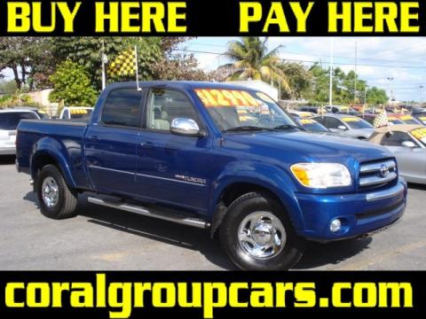 Spectra Blue Mica Toyota Tundra SR5 Double Cab.  Click to enlarge.