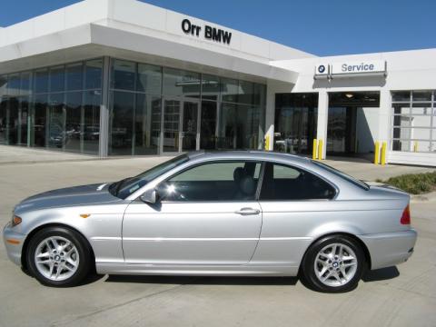 Titanium Silver Metallic BMW 3 Series 325i Coupe.  Click to enlarge.