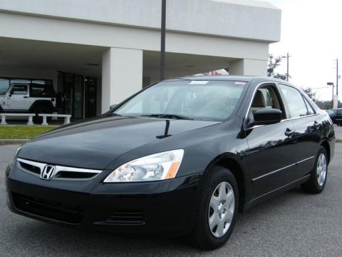 Nighthawk Black Pearl Honda Accord LX Sedan.  Click to enlarge.
