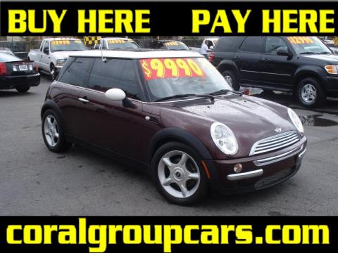 Velvet Red Metallic Mini Cooper Hardtop.  Click to enlarge.