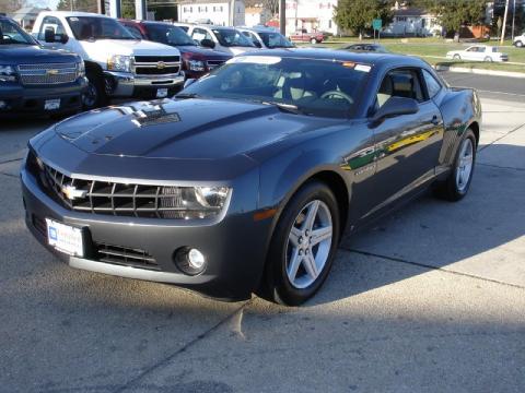 Cyber Gray Metallic Chevrolet Camaro LT Coupe.  Click to enlarge.
