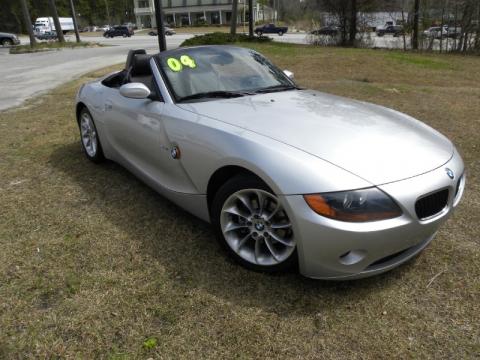 Titanium Silver Metallic BMW Z4 2.5i Roadster.  Click to enlarge.