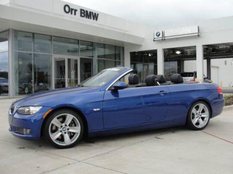 Montego Blue Metallic BMW 3 Series 335i Convertible.  Click to enlarge.
