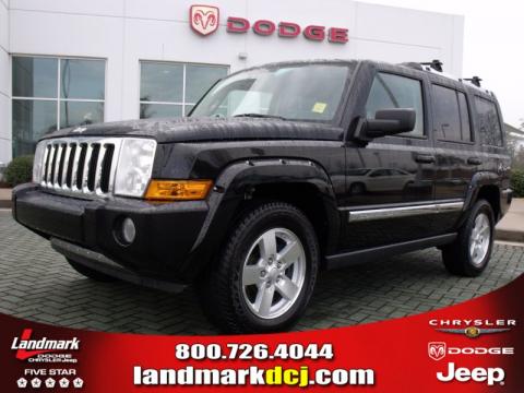Black Clearcoat Jeep Commander Limited.  Click to enlarge.