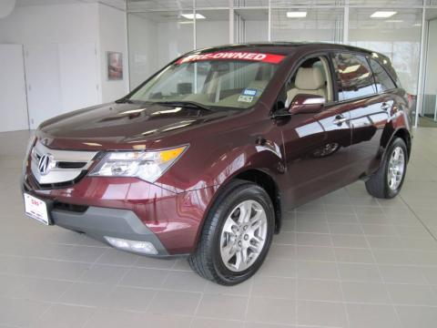 Dark Cherry Pearl Acura MDX Technology.  Click to enlarge.