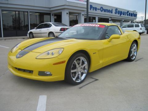 Velocity Yellow Chevrolet Corvette Coupe.  Click to enlarge.