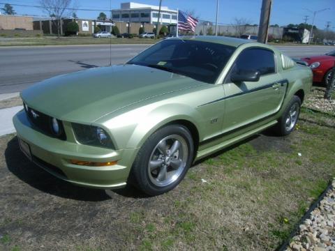 Legend Lime Metallic Ford Mustang GT Premium Coupe.  Click to enlarge.