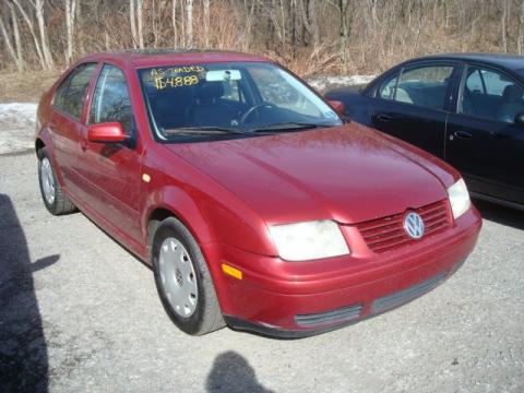 Canyon Red Metallic Volkswagen Jetta GLS Sedan.  Click to enlarge.