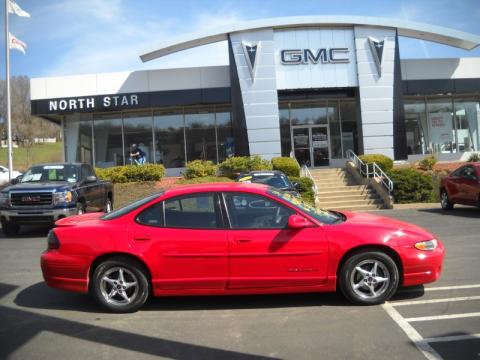 Bright Red Pontiac Grand Prix GT Sedan.  Click to enlarge.