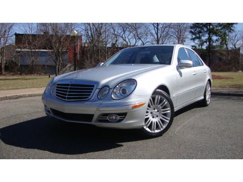 Arctic White Mercedes-Benz E 350 4Matic Sedan.  Click to enlarge.