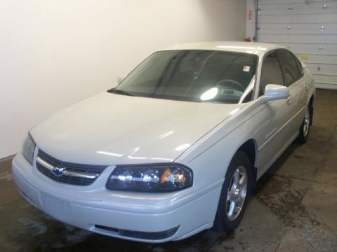 White Chevrolet Impala LS.  Click to enlarge.