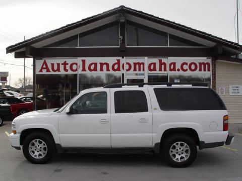 Summit White Chevrolet Suburban 1500 Z71 4x4.  Click to enlarge.