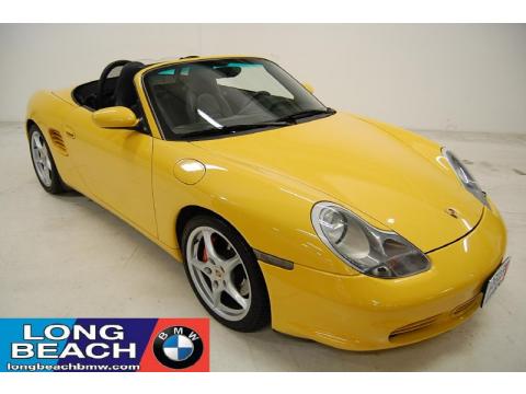 Speed Yellow Porsche Boxster S.  Click to enlarge.