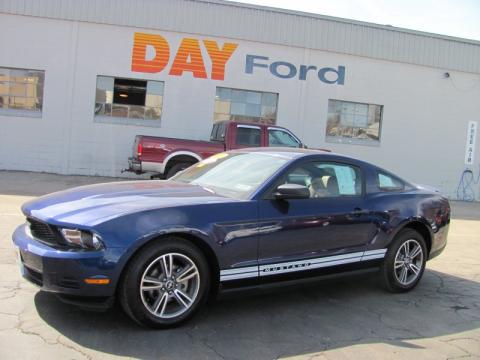 Kona Blue Metallic Ford Mustang V6 Premium Coupe.  Click to enlarge.