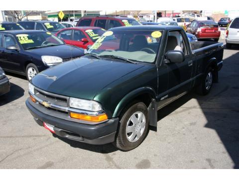 Forest Green Metallic Chevrolet S10 Regular Cab.  Click to enlarge.
