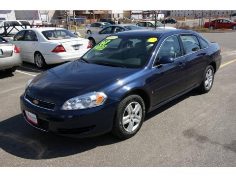 Imperial Blue Metallic Chevrolet Impala LS.  Click to enlarge.