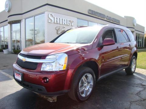 Deep Ruby Red Metallic Chevrolet Equinox LT.  Click to enlarge.