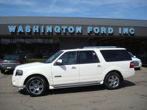 White Sand Tri Coat Metallic Ford Expedition EL Limited 4x4.  Click to enlarge.