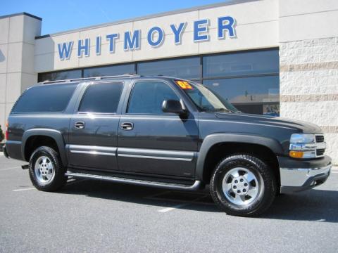 Dark Gray Metallic Chevrolet Suburban 1500 4x4.  Click to enlarge.