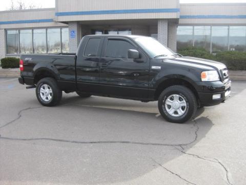 Black Ford F150 STX SuperCab 4x4.  Click to enlarge.