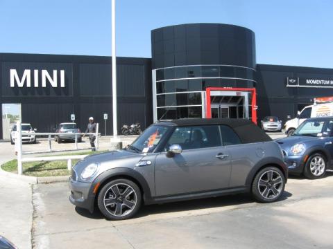 Dark Silver Metallic Mini Cooper S Convertible.  Click to enlarge.