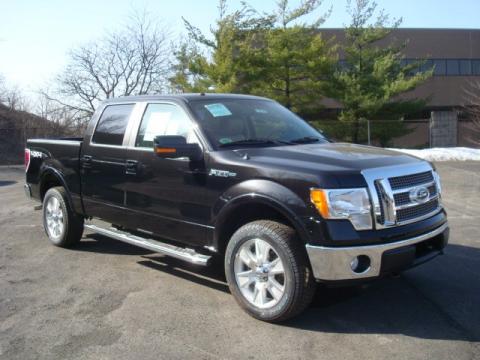 Tuxedo Black Ford F150 Lariat SuperCrew 4x4.  Click to enlarge.