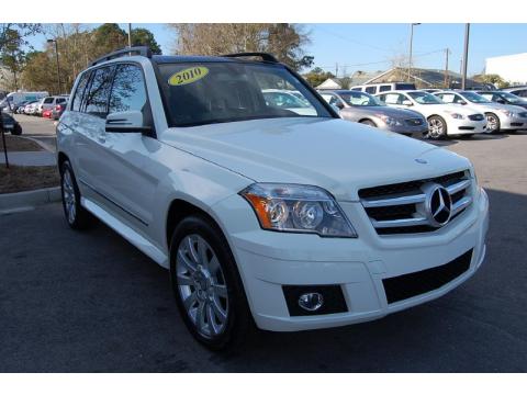 Arctic White Mercedes-Benz GLK 350 4Matic.  Click to enlarge.