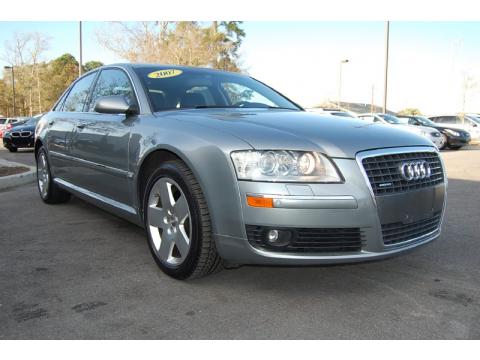 Quartz Grey Metallic Audi A8 4.2 quattro.  Click to enlarge.