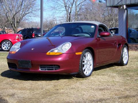 Arena Red Metallic Porsche Boxster .  Click to enlarge.