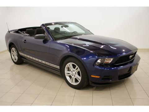 Kona Blue Metallic Ford Mustang V6 Convertible.  Click to enlarge.