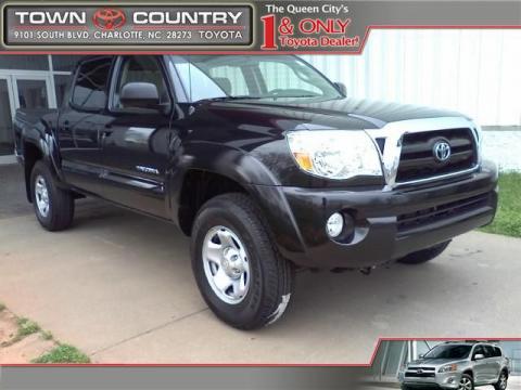 Black Sand Pearl Toyota Tacoma V6 SR5 PreRunner Double Cab.  Click to enlarge.
