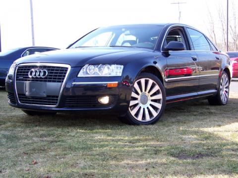 Night Blue Pearl Effect Audi A8 L 4.2 quattro.  Click to enlarge.