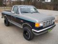 Front 3/4 View of 1988 Ford F150 XLT Lariat Regular Cab 4x4 #10